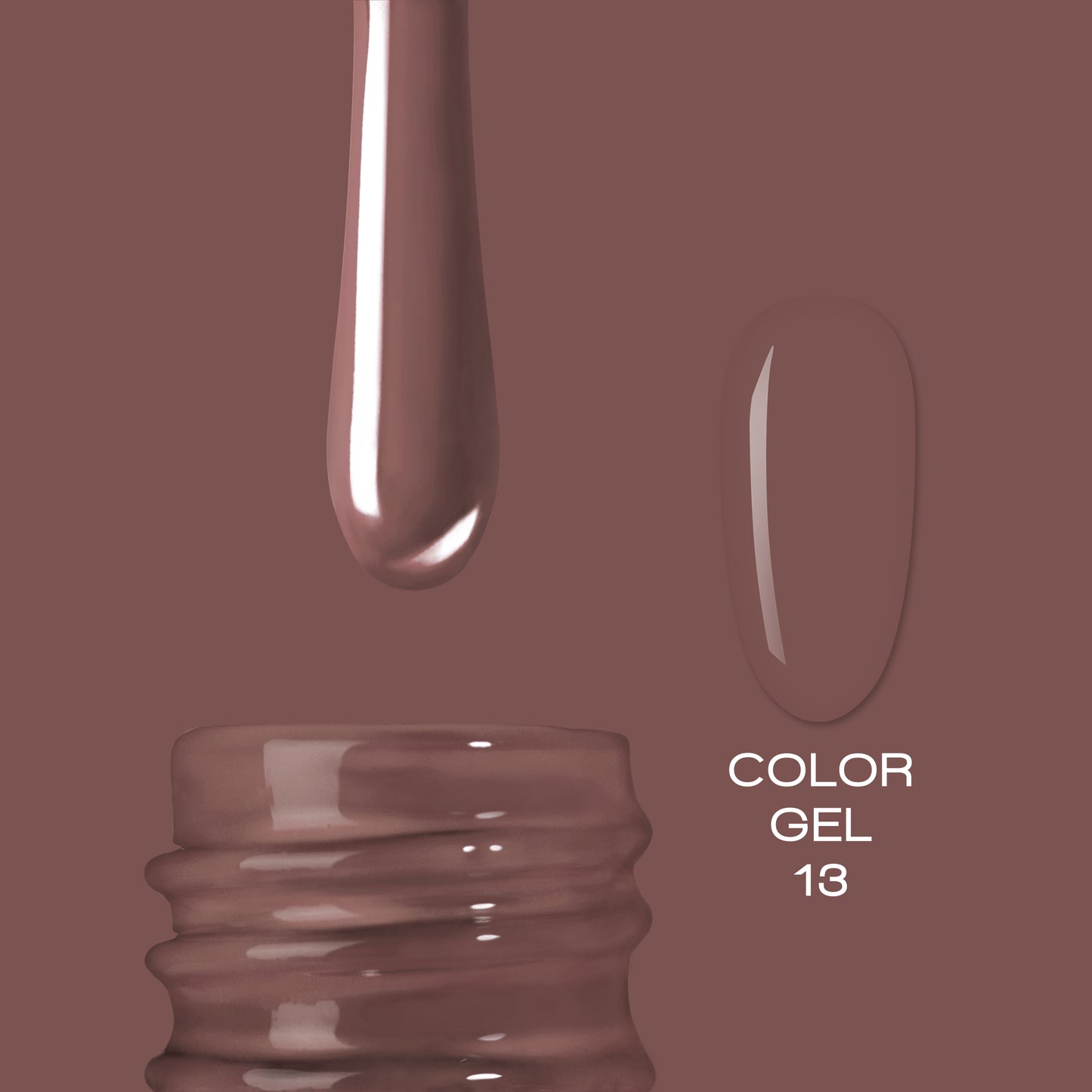 ELITE EMBRACE Professional Color Gel Polish 13 10мл Кольоровий Гель-лак ECG1310