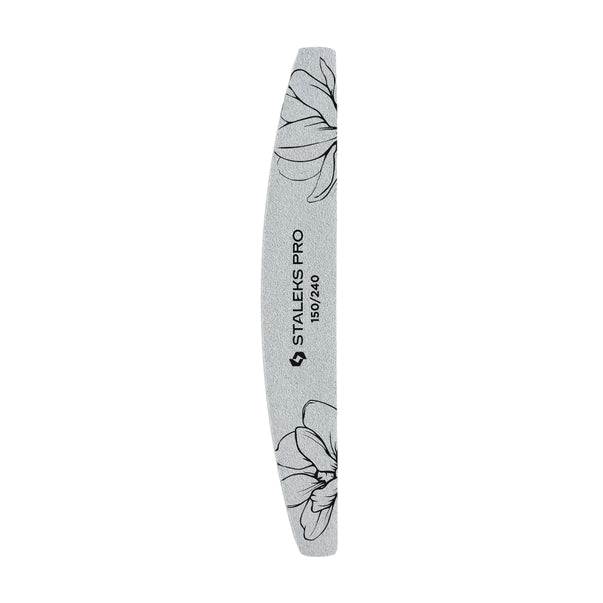 Пилка для нігтів мінеральна STALEKS PRO EXPERT 40 150/240 грит (півмісяць) 25 шт NFE-150-240