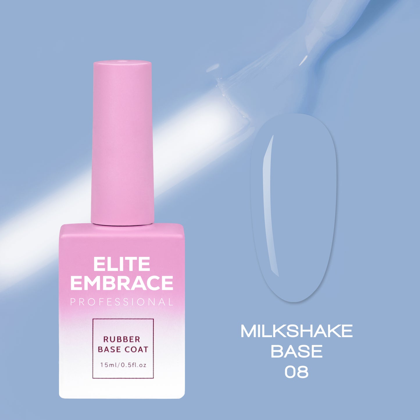 ELITE EMBRACE Professional Milkshake Base 08 15мл База Ніжного Кольору EMB0815