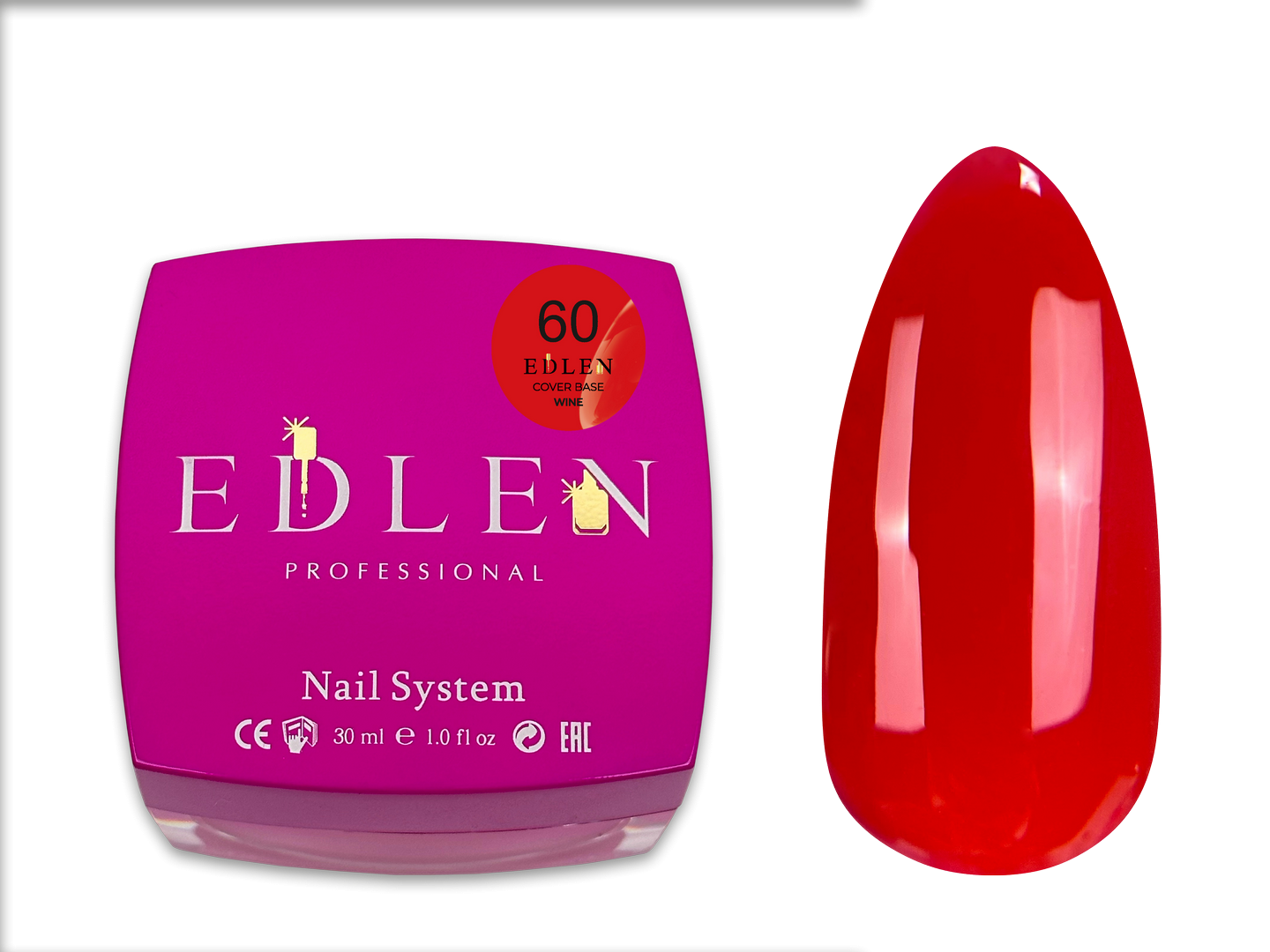 Edlen Cover Base Wine База кольорова камуфлююча Едлен 30 мл