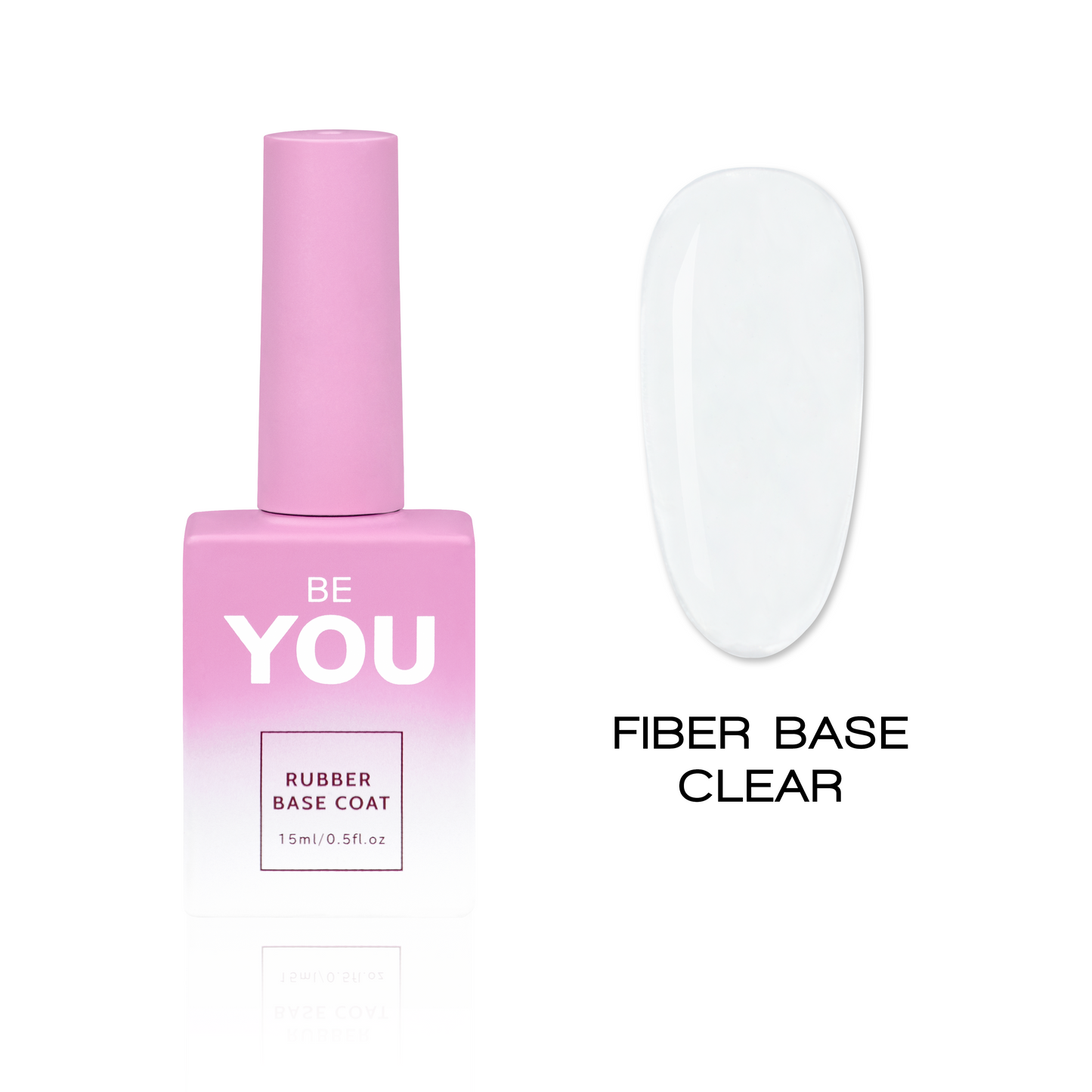 BEYOU Professional Fiber Base Clear 15мл Прозора Рабер База BFB0215