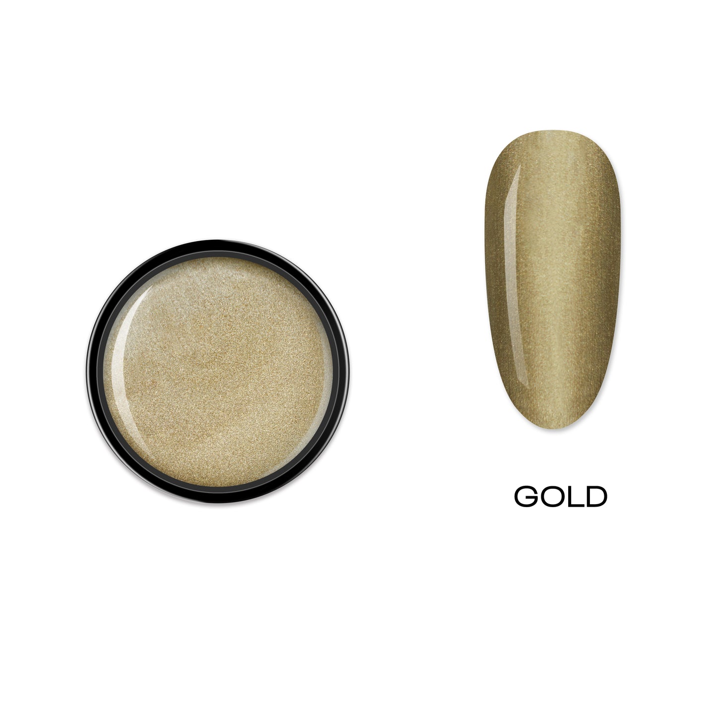 ELITE EMBRACE Professional Metallic gels Gold 5г Металічний гель (золото) EMGG05