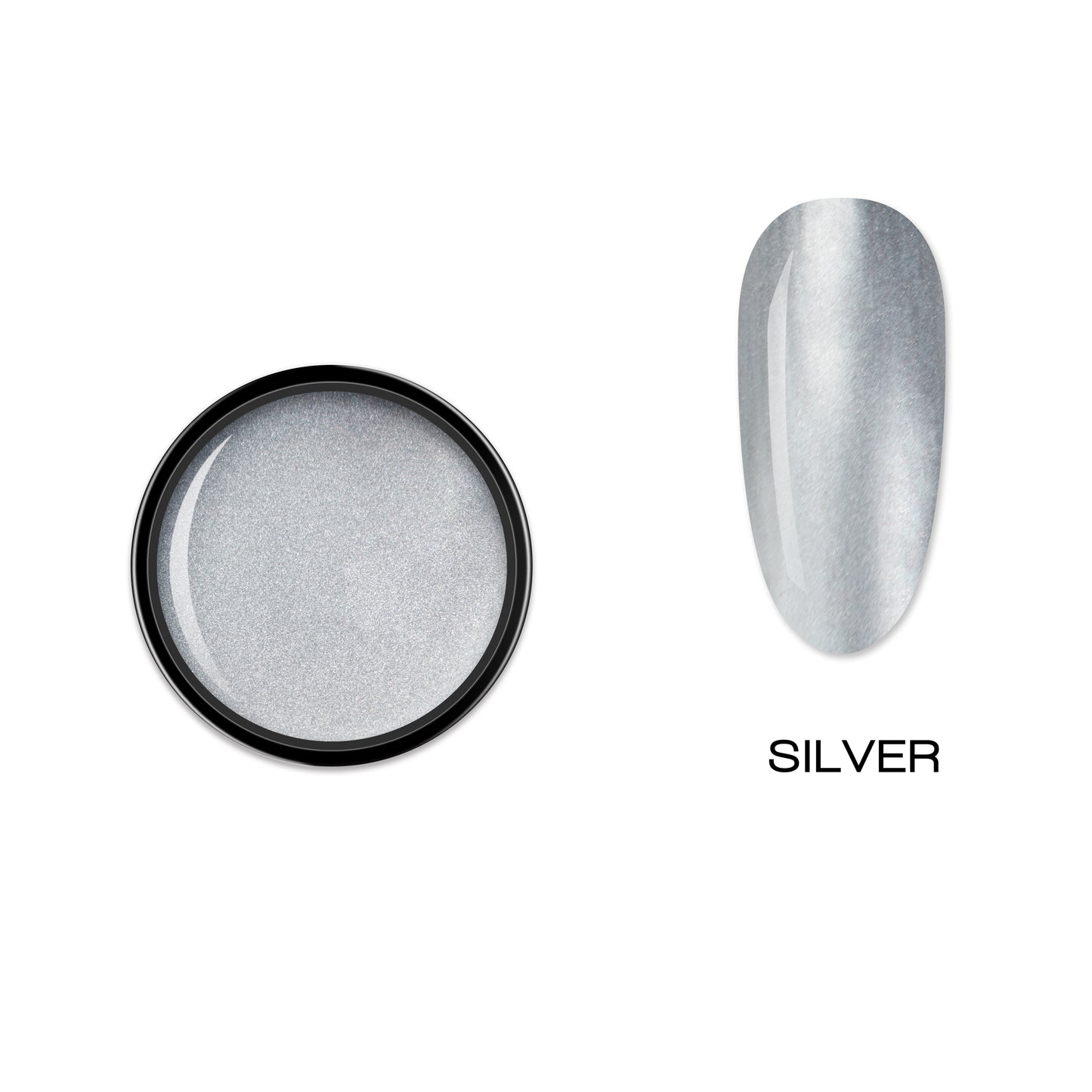 ELITE EMBRACE Professional Metallic gels silver 5г Металічний гель (срібло) EMGS05