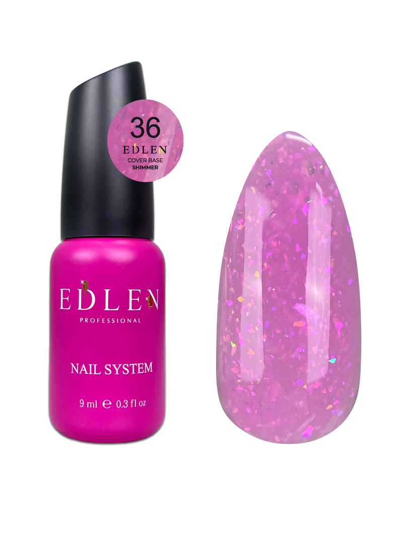 Edlen Cover Base Shimmer База кольорова із шиммером Едлен 9 мл