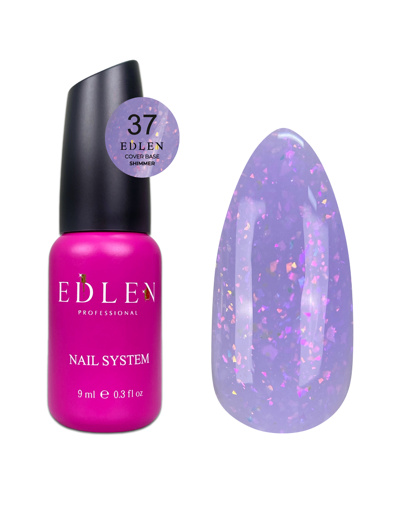 Edlen Cover Base Shimmer База кольорова із шиммером Едлен 9 мл