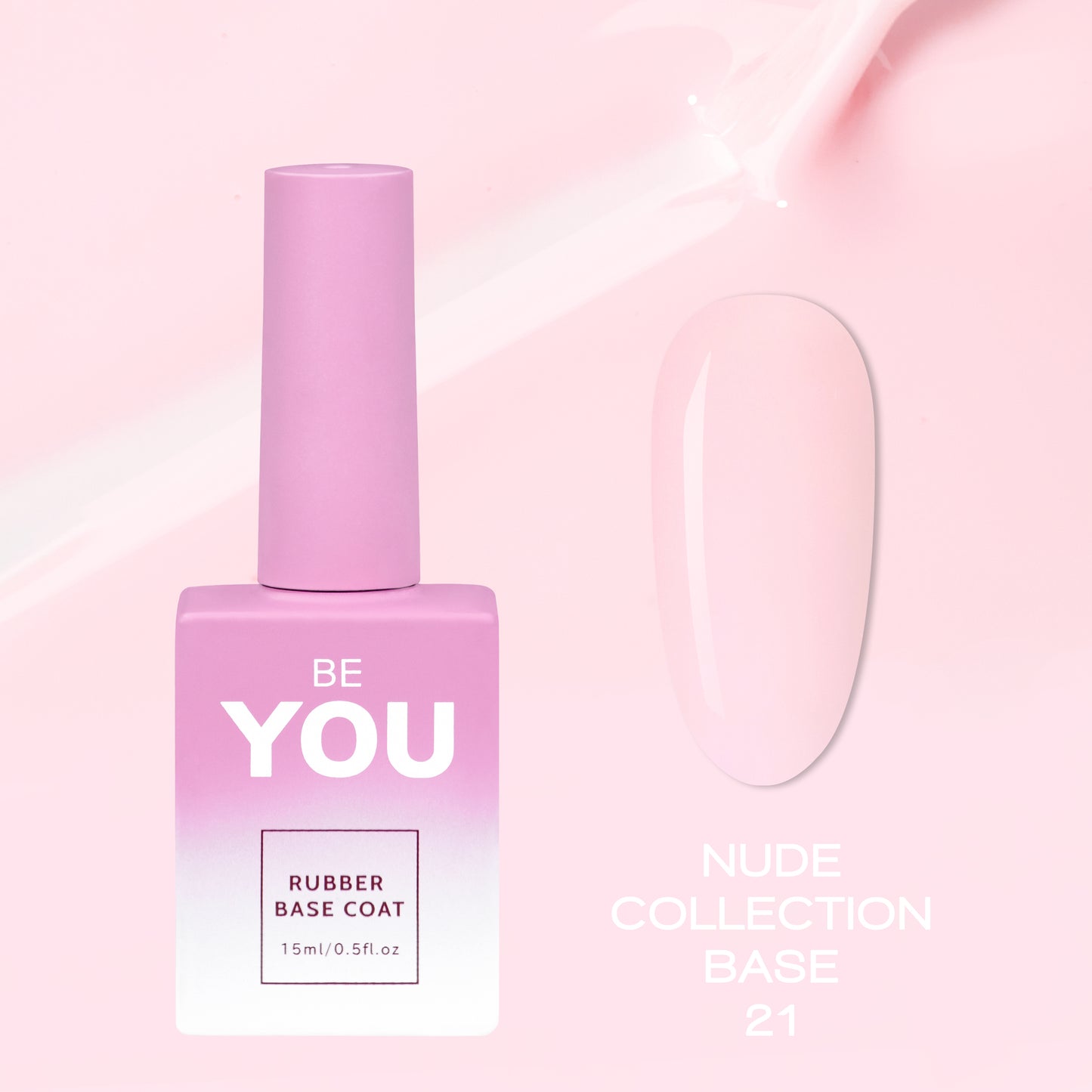BEYOU Professional Nude Collection Base 21 15ml Nude Base BNB2115
