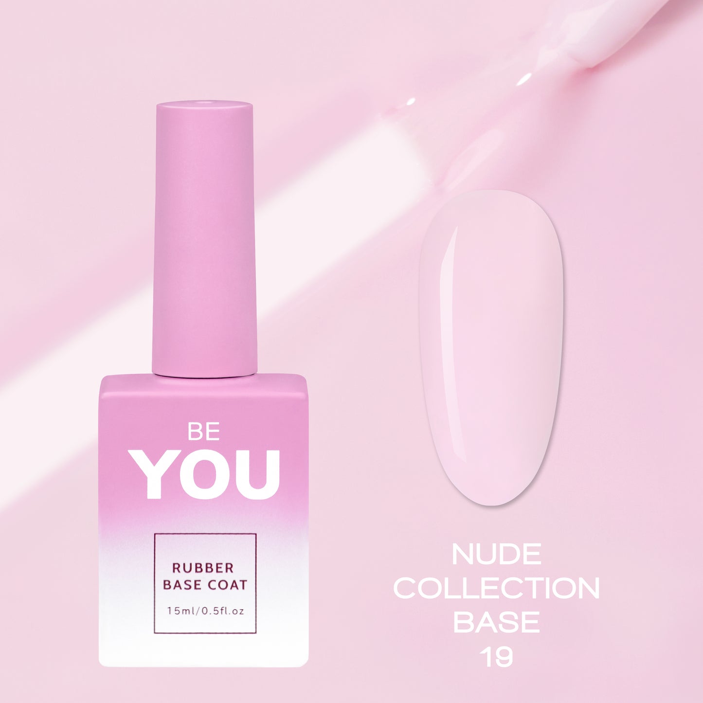 BEYOU Professional Nude collection Base 19 15ml Nude Base BNB1915