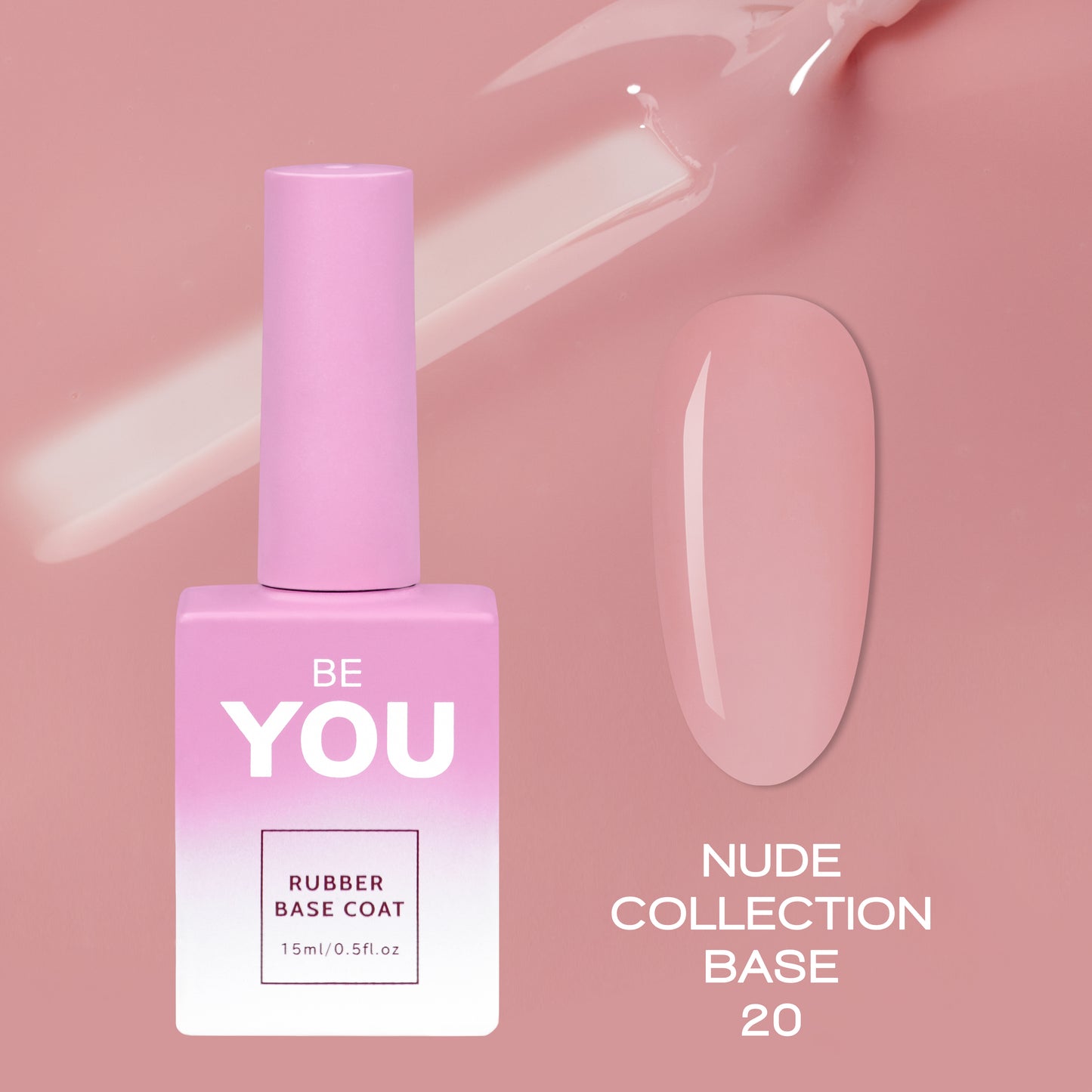 BEYOU Professional Nude Collection Base 20 15ml Nude Base BNB2015