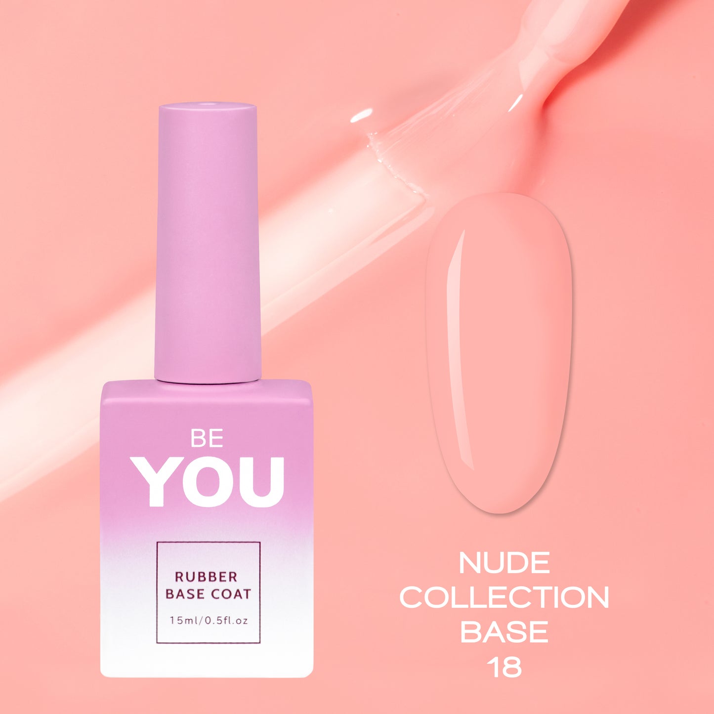 BEYOU Professional Nude collection Base 18 15ml Nude Base BNB1815
