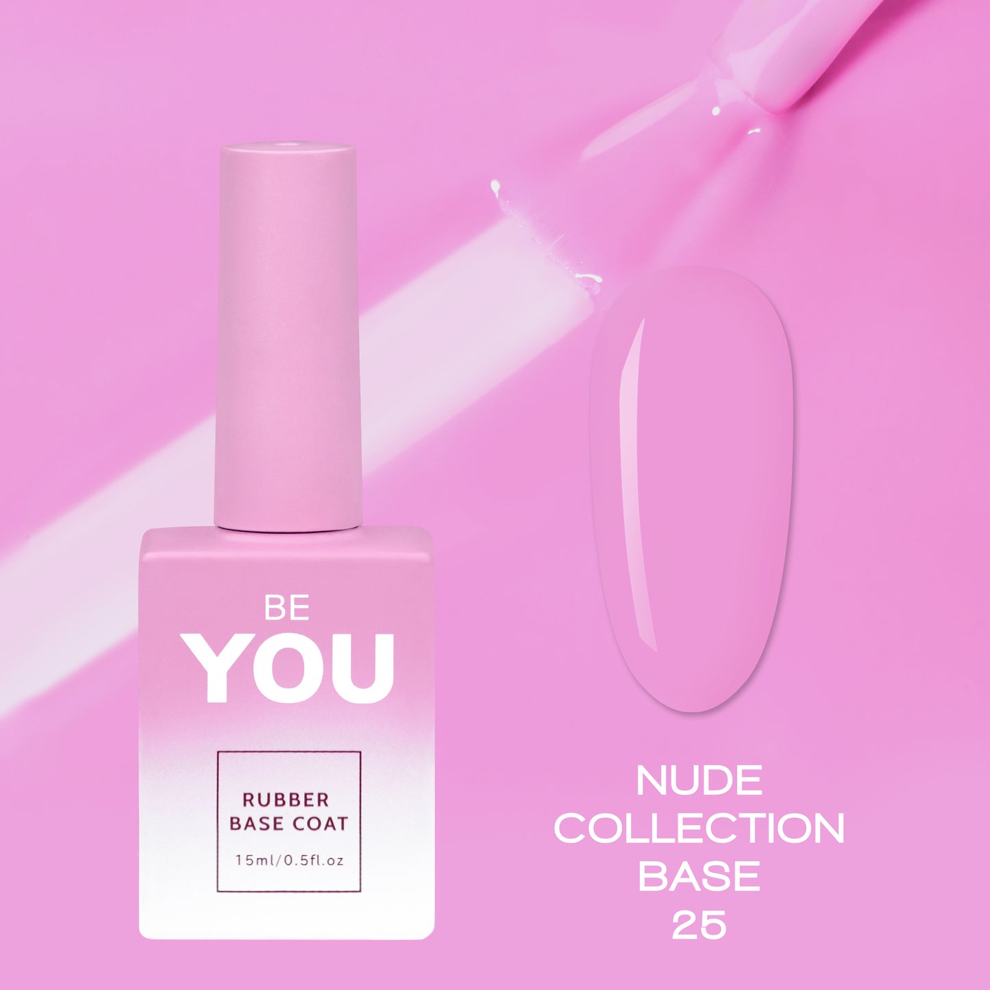 BEYOU Professional Nude collection Base 25 15ml Nude Base BNB2515