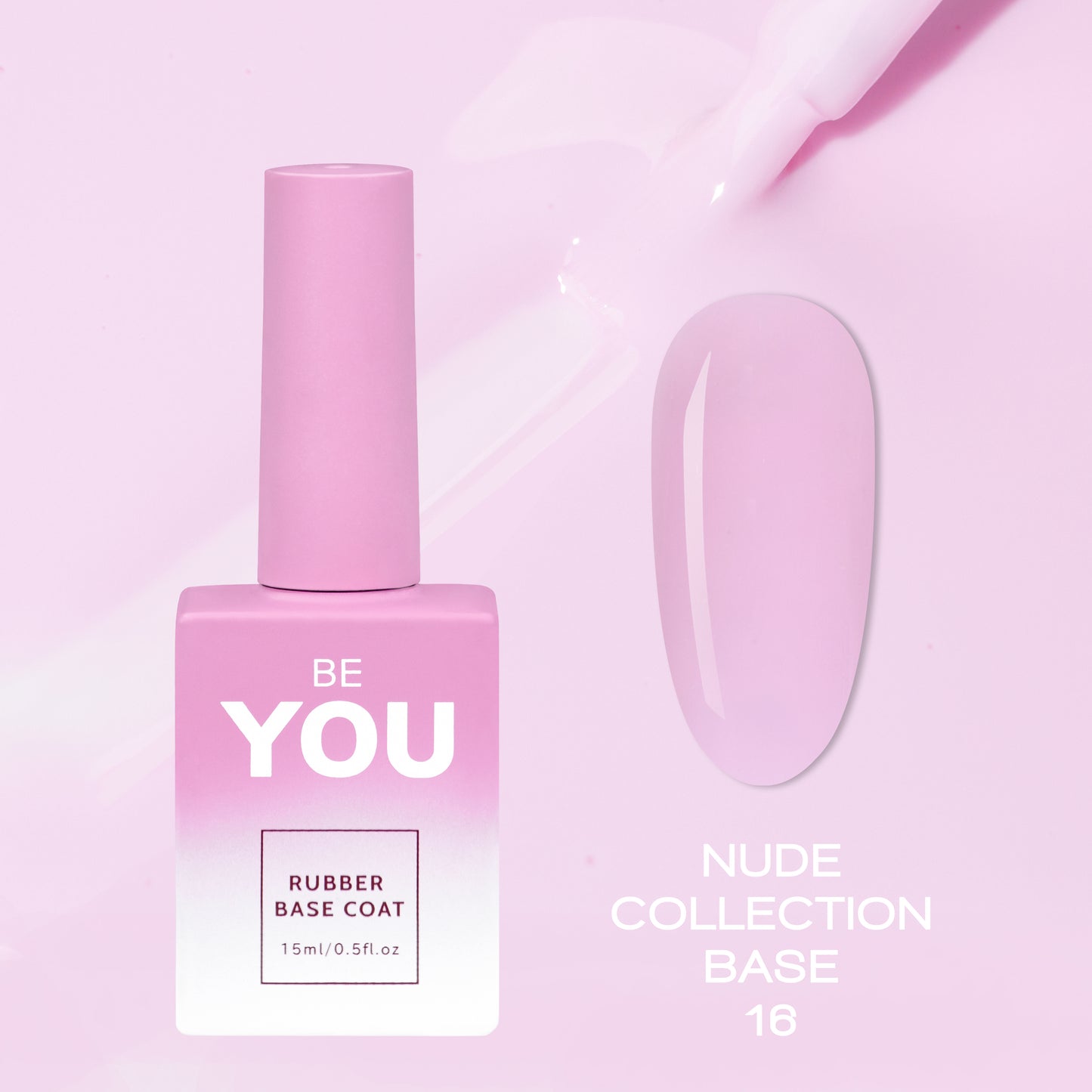 BEYOU Professional Nude collection Base 16 15ml Nude Base BNB1615