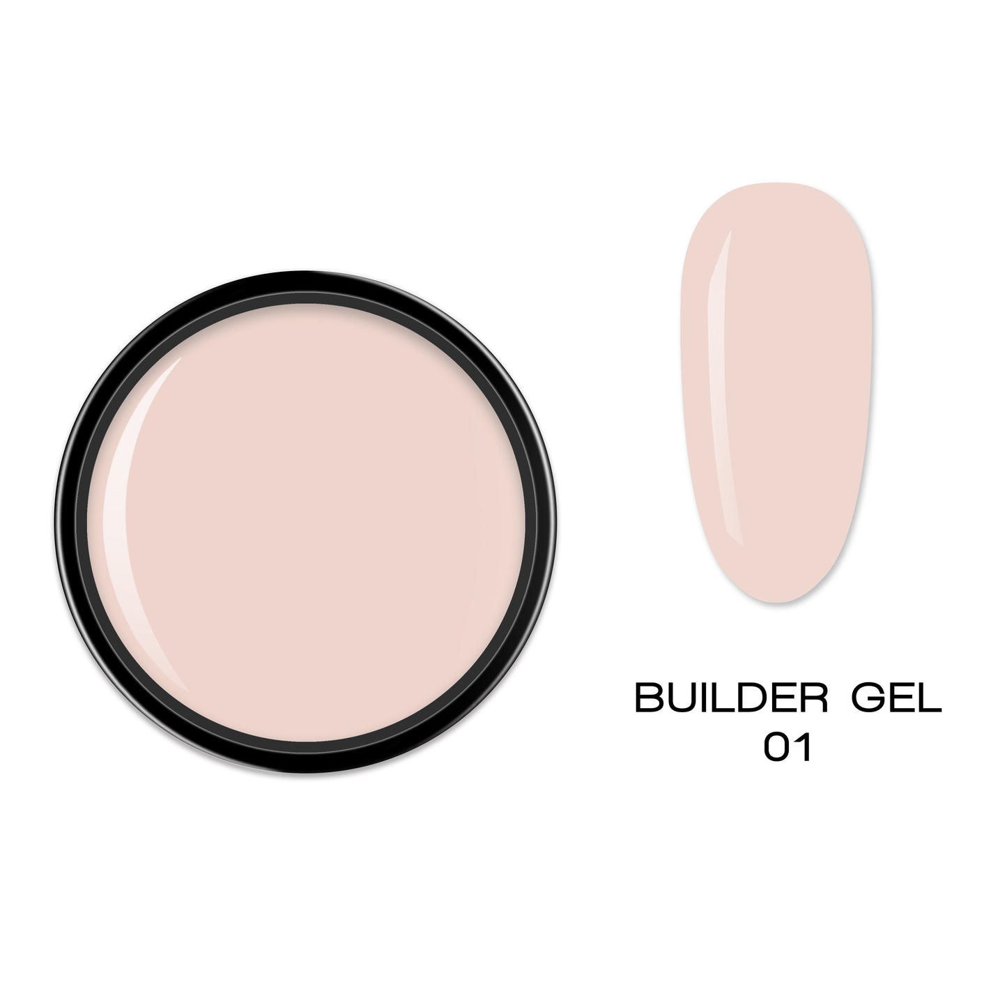 ELITE EMBRACE Professional Builder Gel 01 30г Гель для Моделювання нігтів A10496