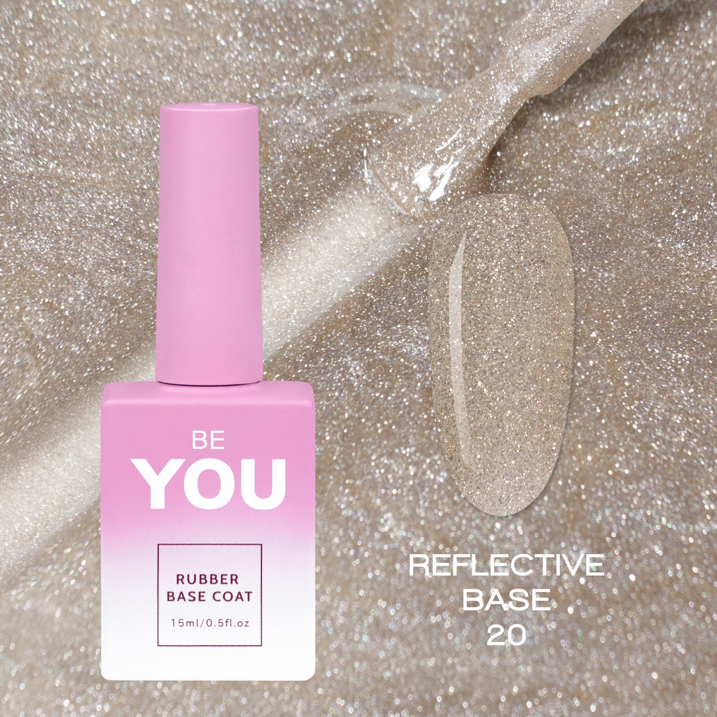 BEYOU Professional Reflective Base 20 15мл Світловідбиваюча База BRB2015