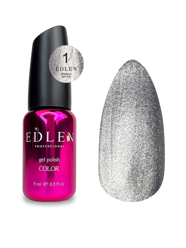 Edlen Sparkle Cat Color gel polish Гель-лак «Котяче Око» 9 мл