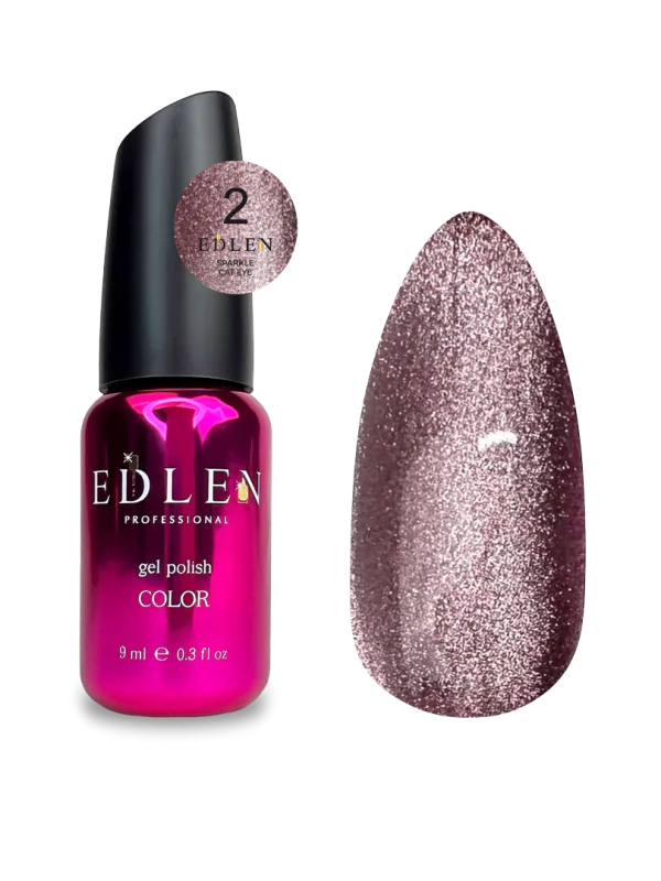 Edlen Sparkle Cat Color gel polish Гель-лак «Котяче Око» 9 мл