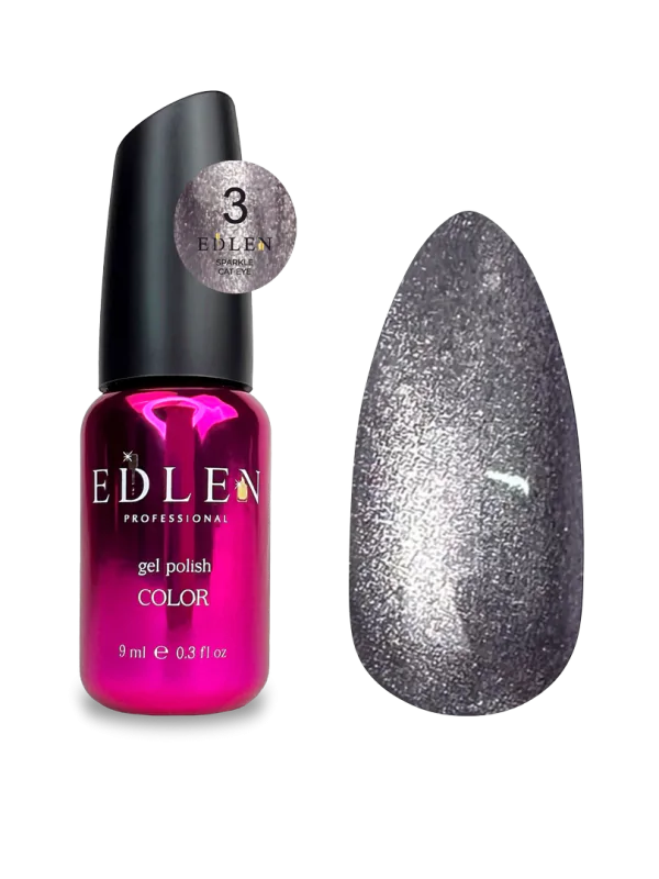 Edlen Sparkle Cat Color gel polish Гель-лак «Котяче Око» 9 мл