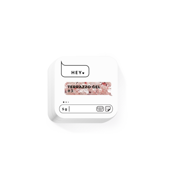 HEYLOVE. TERRAZZO GEL, ГЕЛЬ ДЛЯ ДИЗАЙНУ 5 г