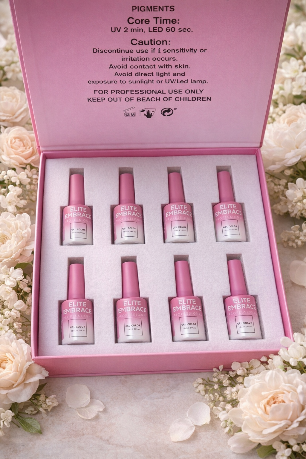 Elite Embrace Professional Бокс з гель лаками 8 шт