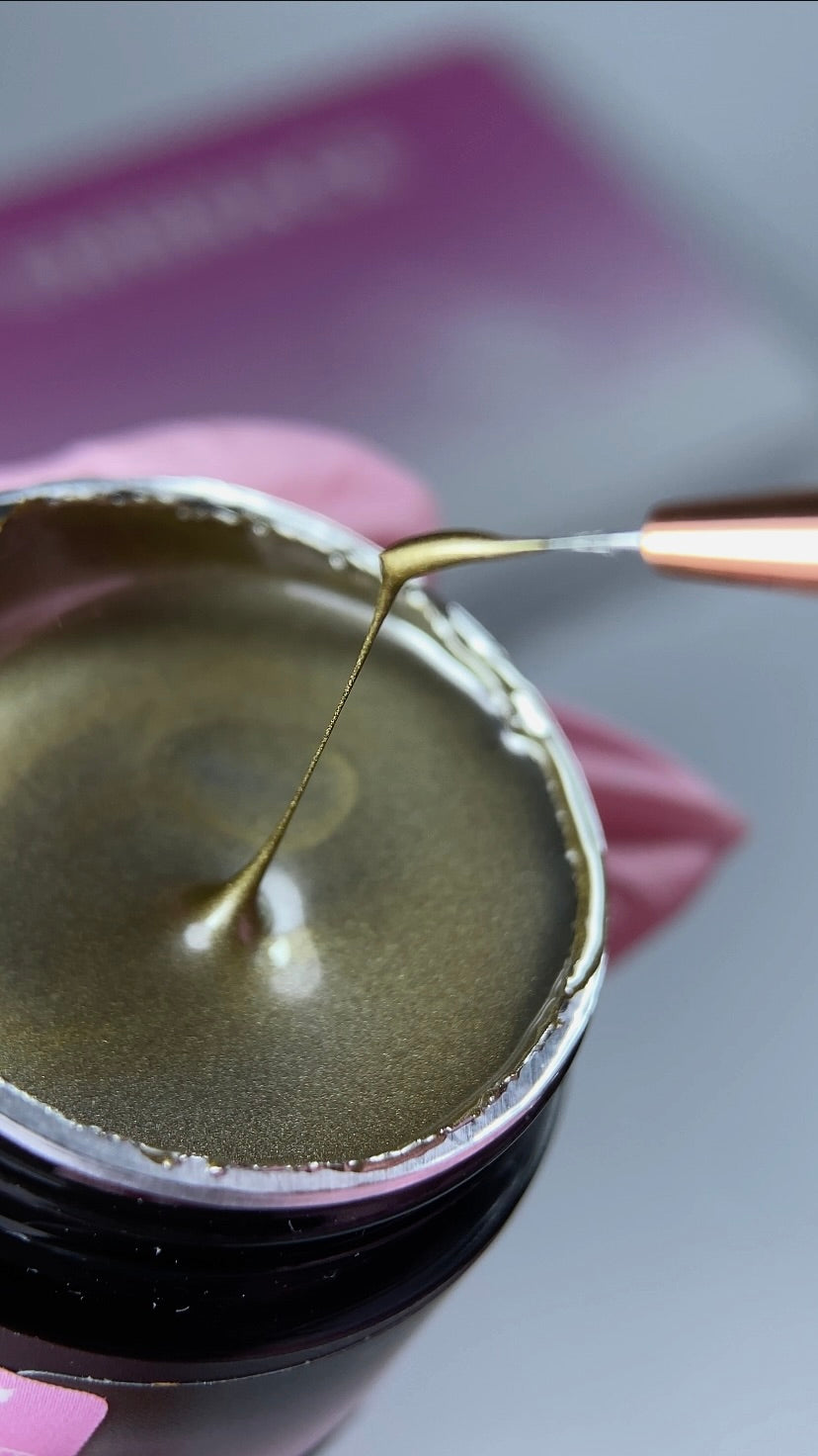 ELITE EMBRACE Professional Metallic gels Gold 5г Металічний гель (золото) EMGG05