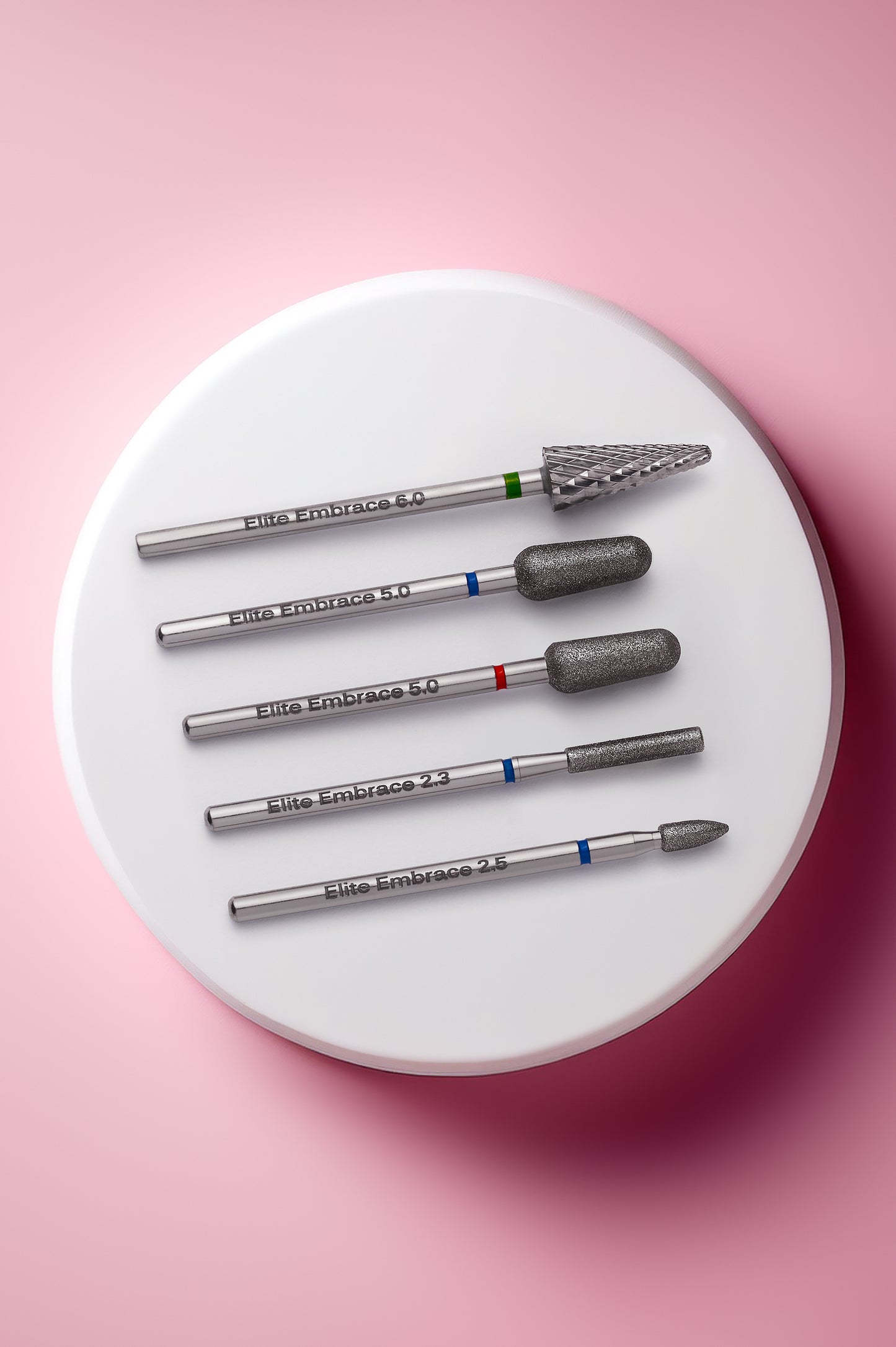ELITE EMBRACE Professional Bit 5.0*12mm Манiкюрна фреза Цилiндр закруглений