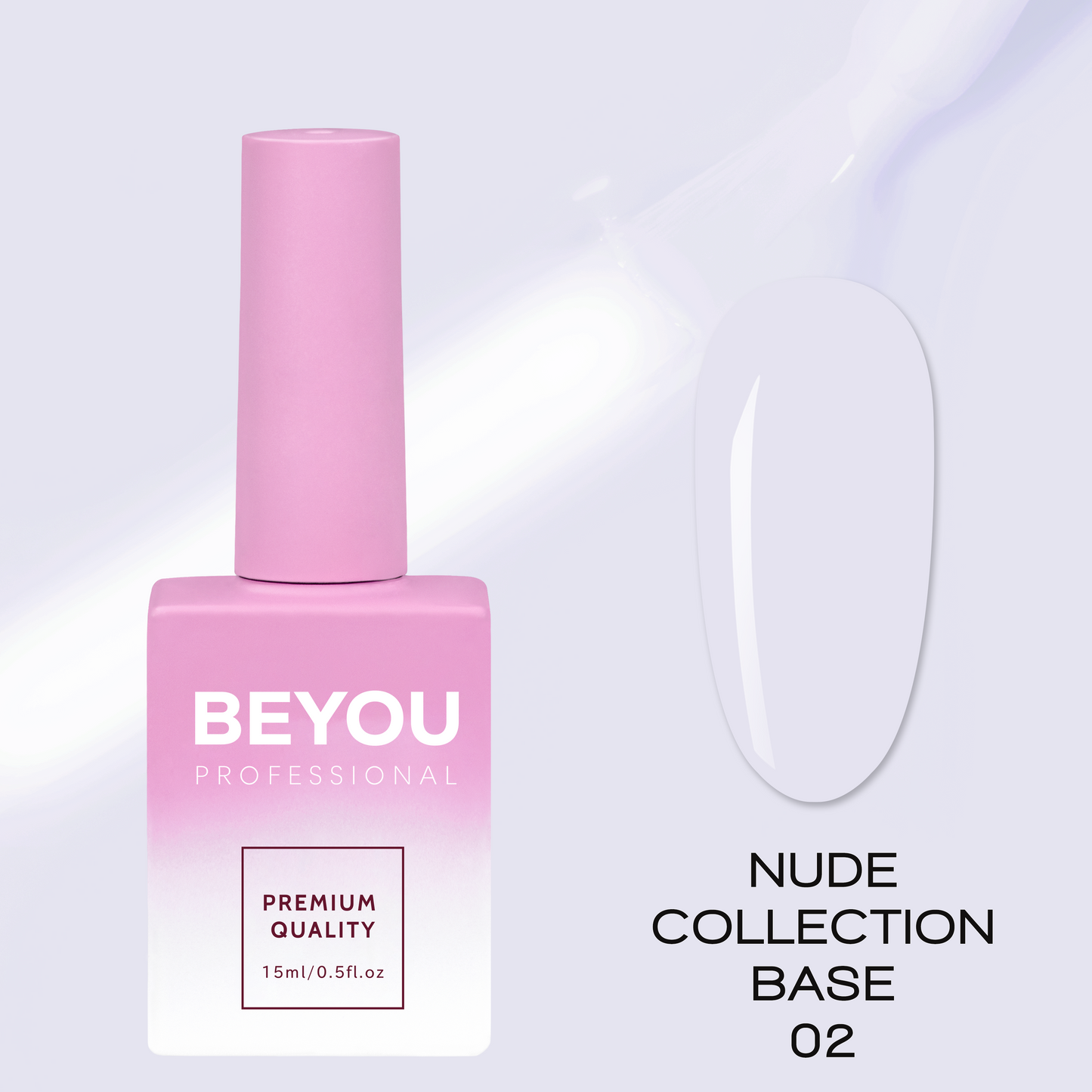 BEYOU Professional Nude collection Base 02 15мл Нюдова База BNB0215