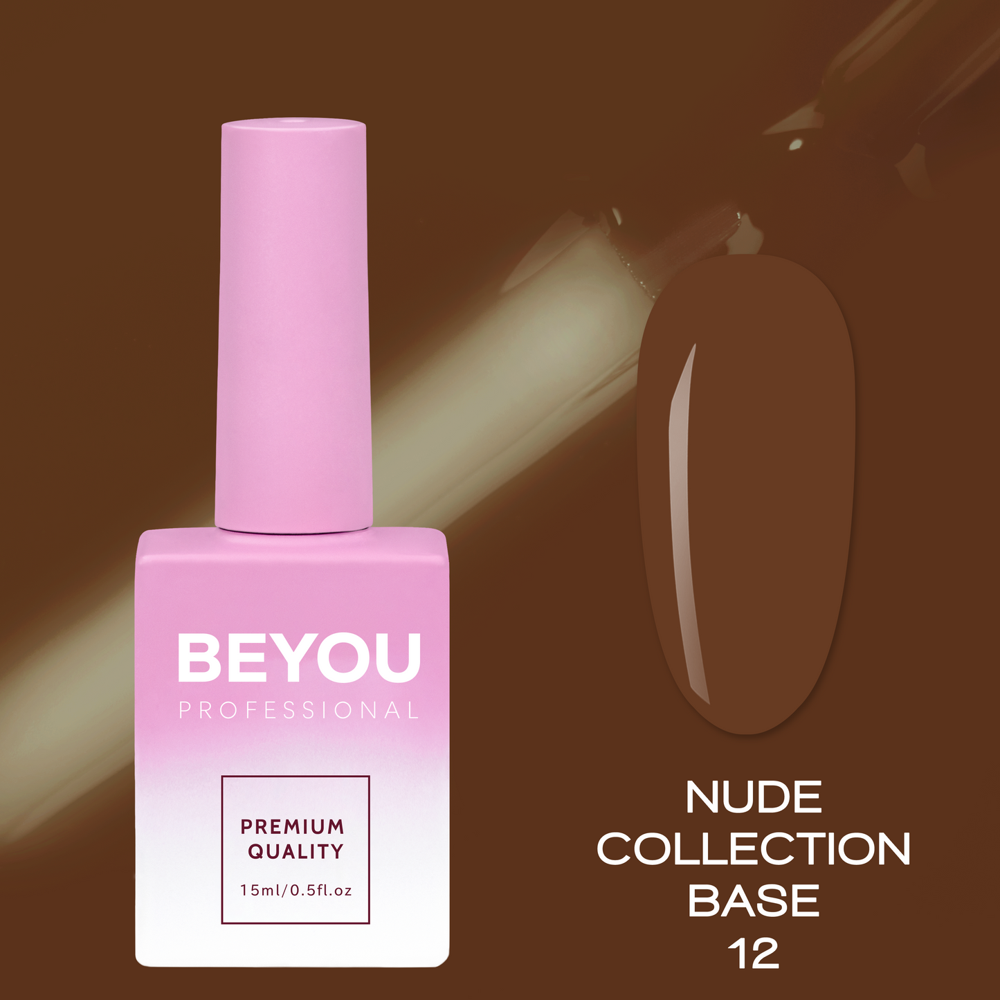 BEYOU Professional Nude collection Base 12 15мл Нюдова База BNB1215