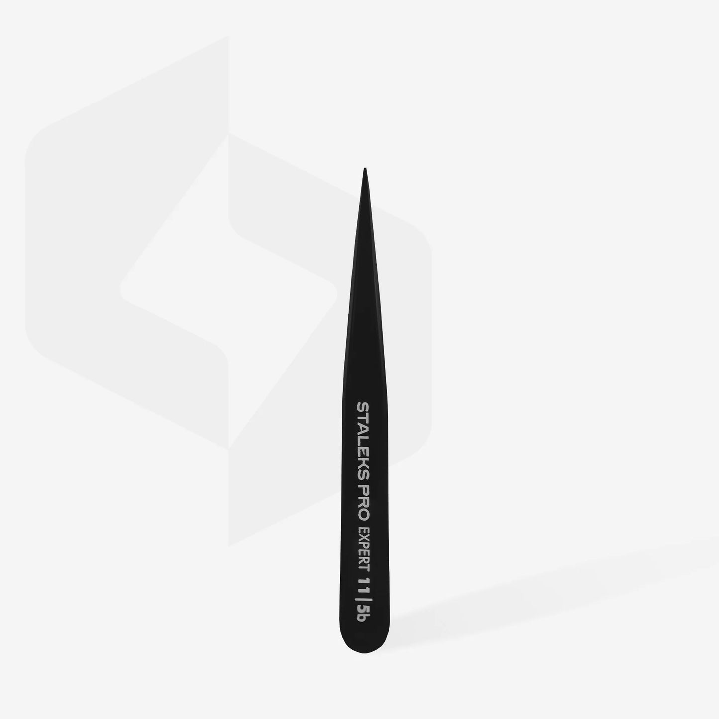 Пінцет для брів STALEKS PRO EXPERT 11 TYPE 5 Black TE-11/5b
