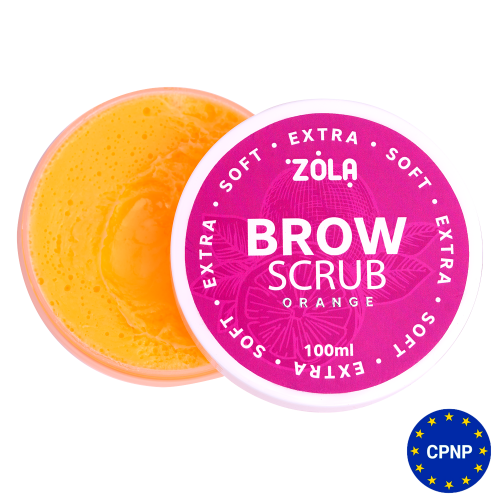 ZOLA Скраб для брів Extra Soft Апельсин 100мл 04395