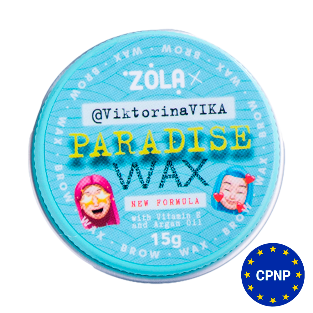 ZOLA Viktorina Vika Віск для брів 15 г Paradise Wax with Vitamin E and Argan Oil 05079