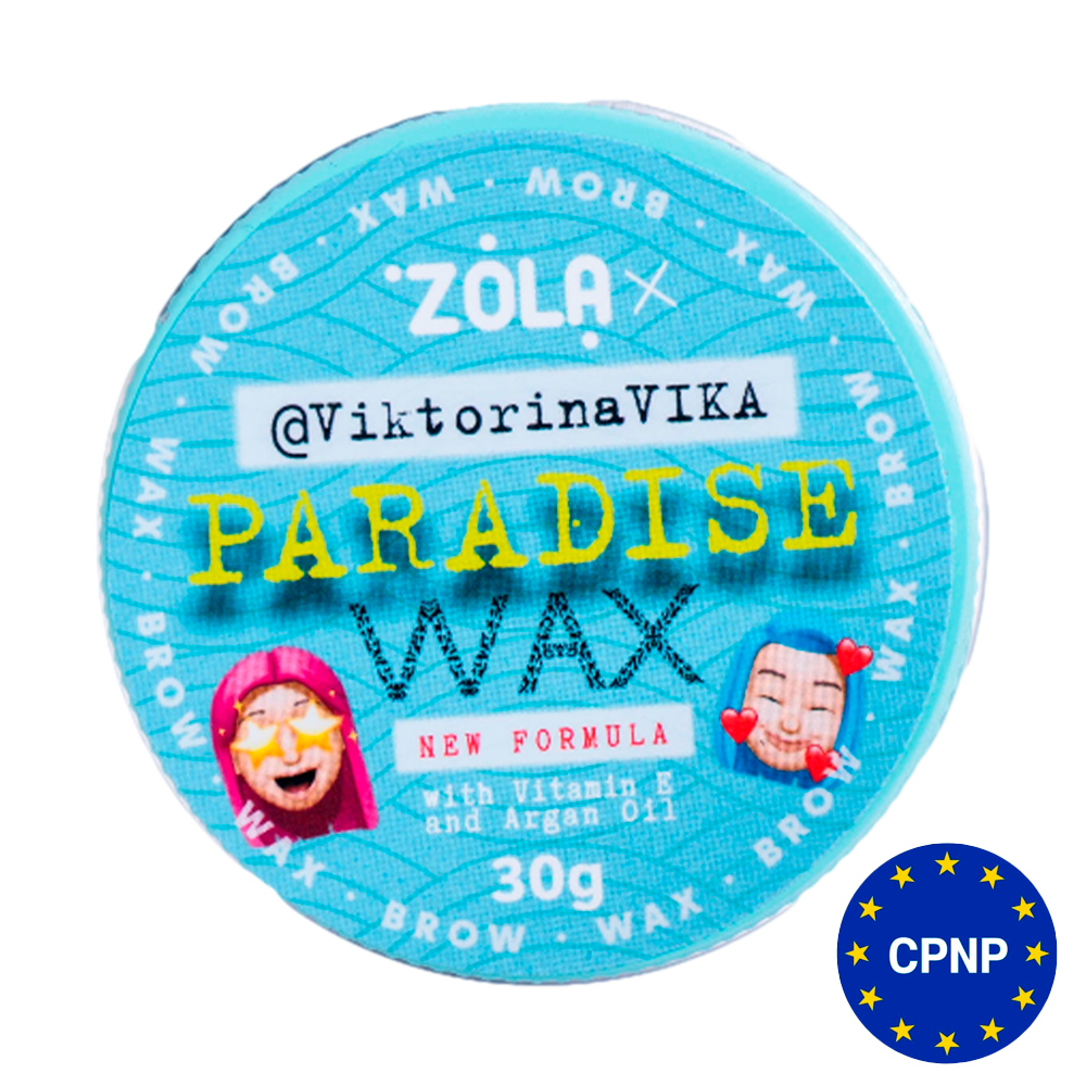 ZOLA Viktorina Vika Віск для брів 30 г Paradise Wax with Vitamin E and Argan Oil 05080