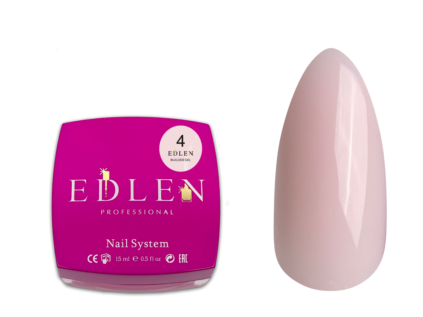 Builder gel Edlen Будівельний гель 15 мл