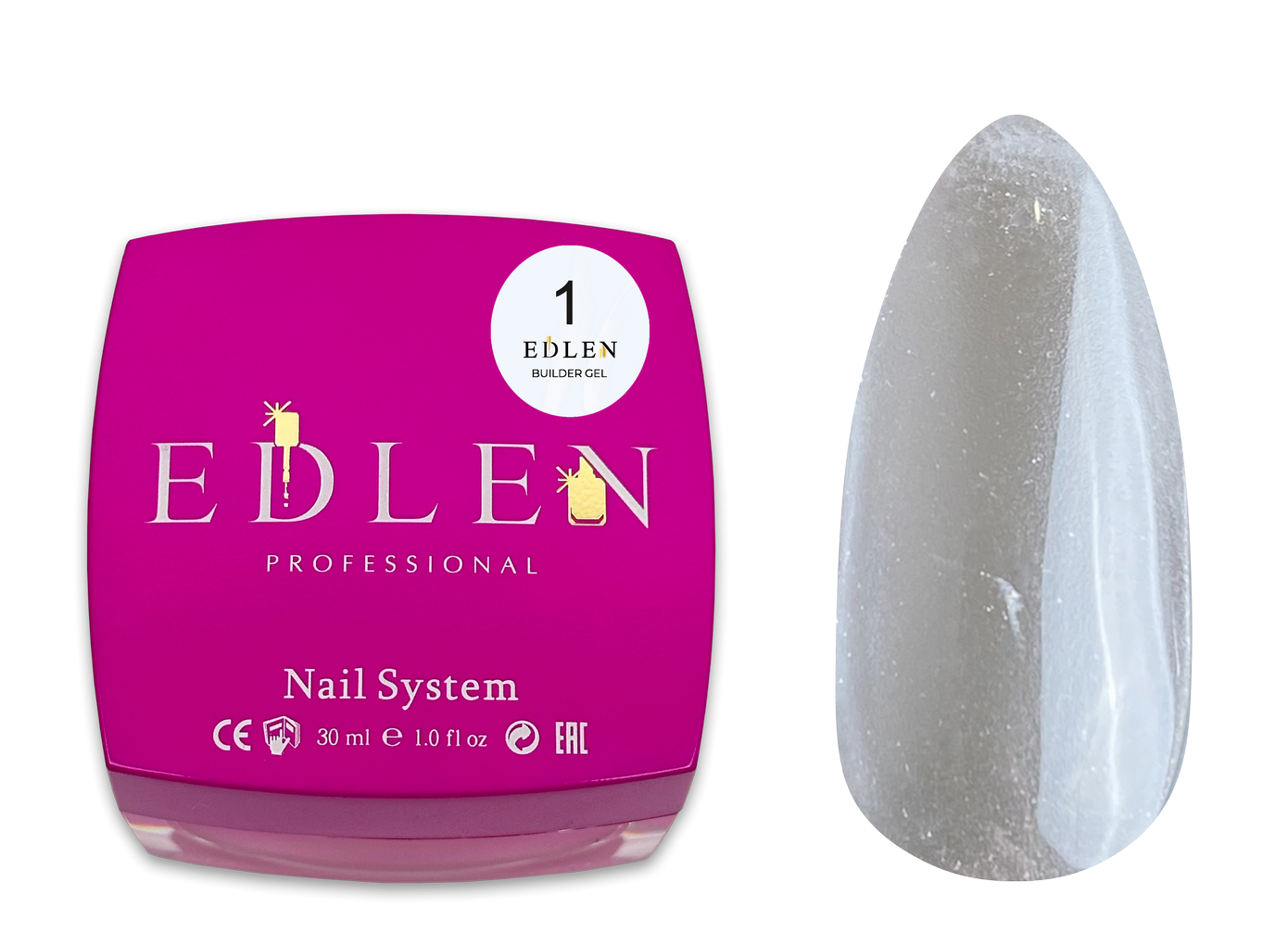 Builder gel Edlen Будівельний гель 30 мл