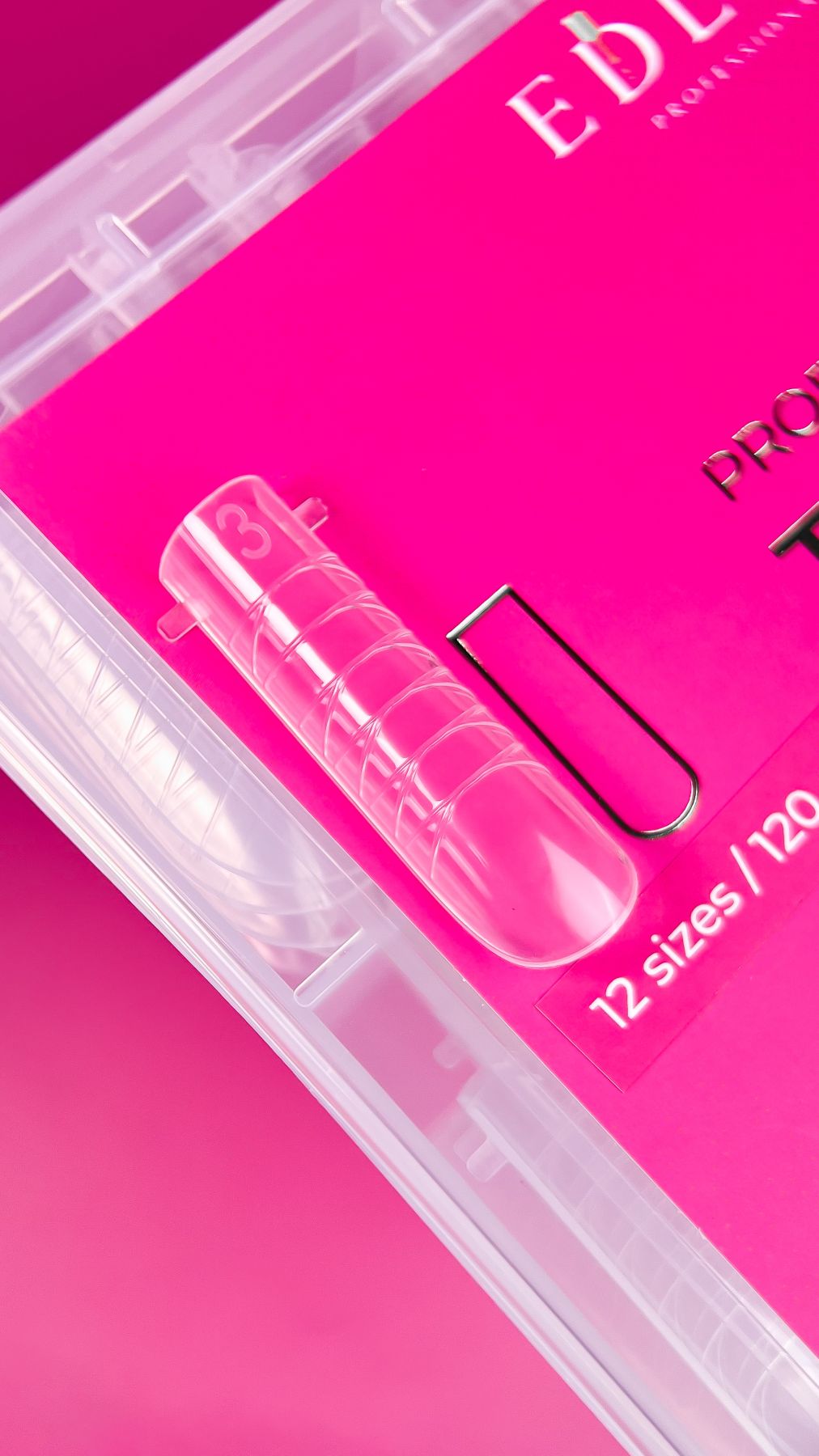 Верхні форми для нарощування EDLEN Professional Top Nail Form 120 шт