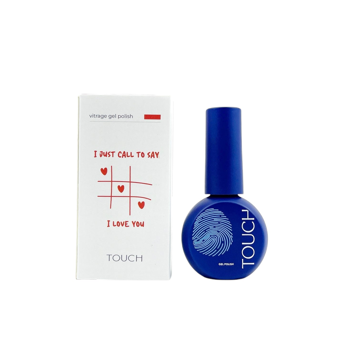 Touch Vitrage Gel Polish LOVE, 9 мл Вітражний Гель лак