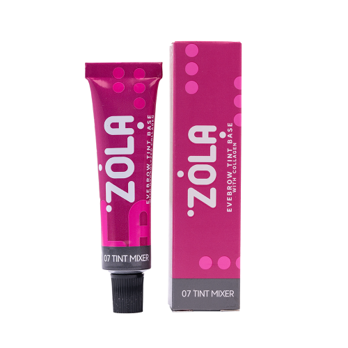 ZOLA ФАРБА ДЛЯ БРІВ БАЗА EYEBROW TINT BASE WITH COLLAGEN 07 TINT MIXER 15мл.05485