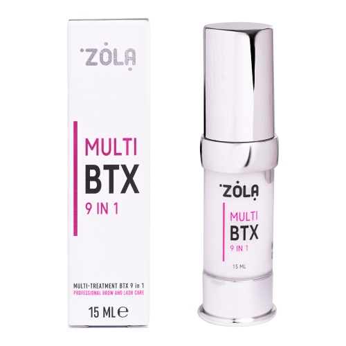 ZOLA БАГАТОФУНКЦІОНАЛЬНИЙ ПРЕМІАЛЬНИЙ ЗАСІБ ДЛЯ БРІВ ТА ВІЙ MULTI-TREATMENT BTX 9 В 1  05522