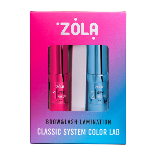 ZOLA НАБІР ДЛЯ ЛАМІНУВАННЯ BROW&LASH LAMINATION CLASSIC SYSTEM COLOR LAB  05532