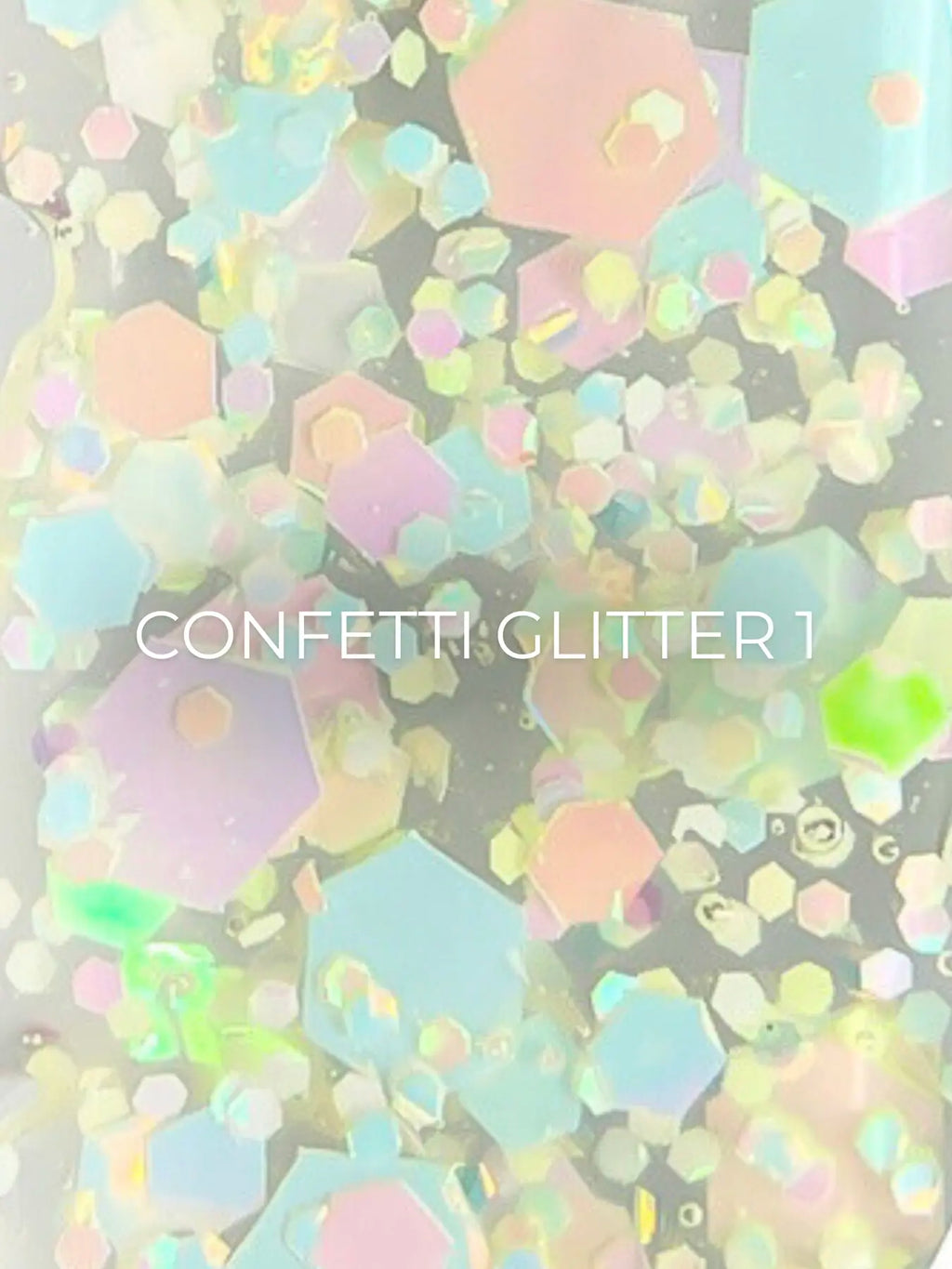 Гель-лак Edlen Confetti Glitter 5 мл
