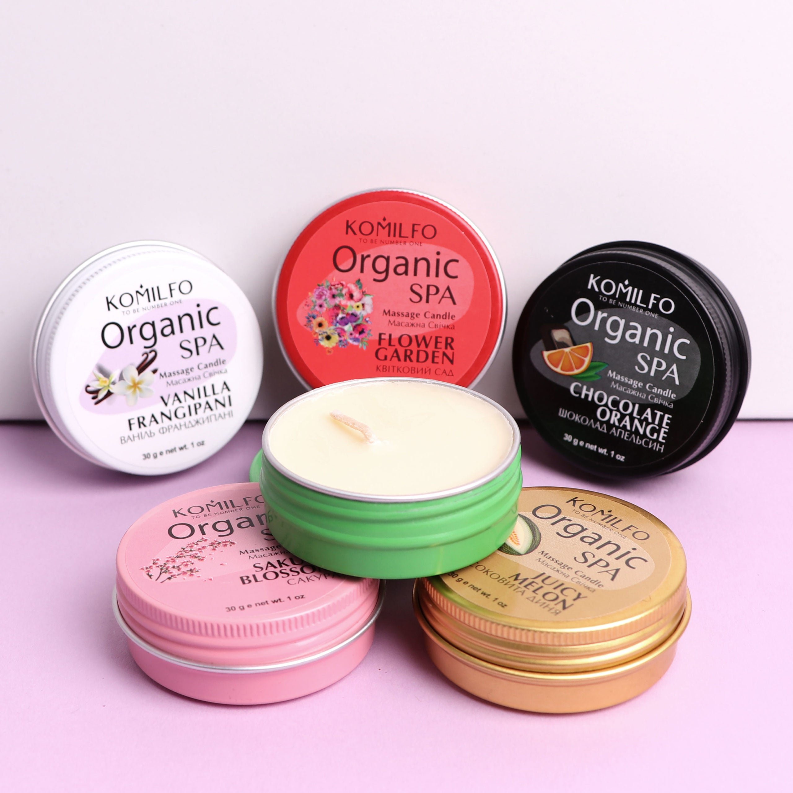 Komilfo Massage Candle – Масажна свічка 30 g
