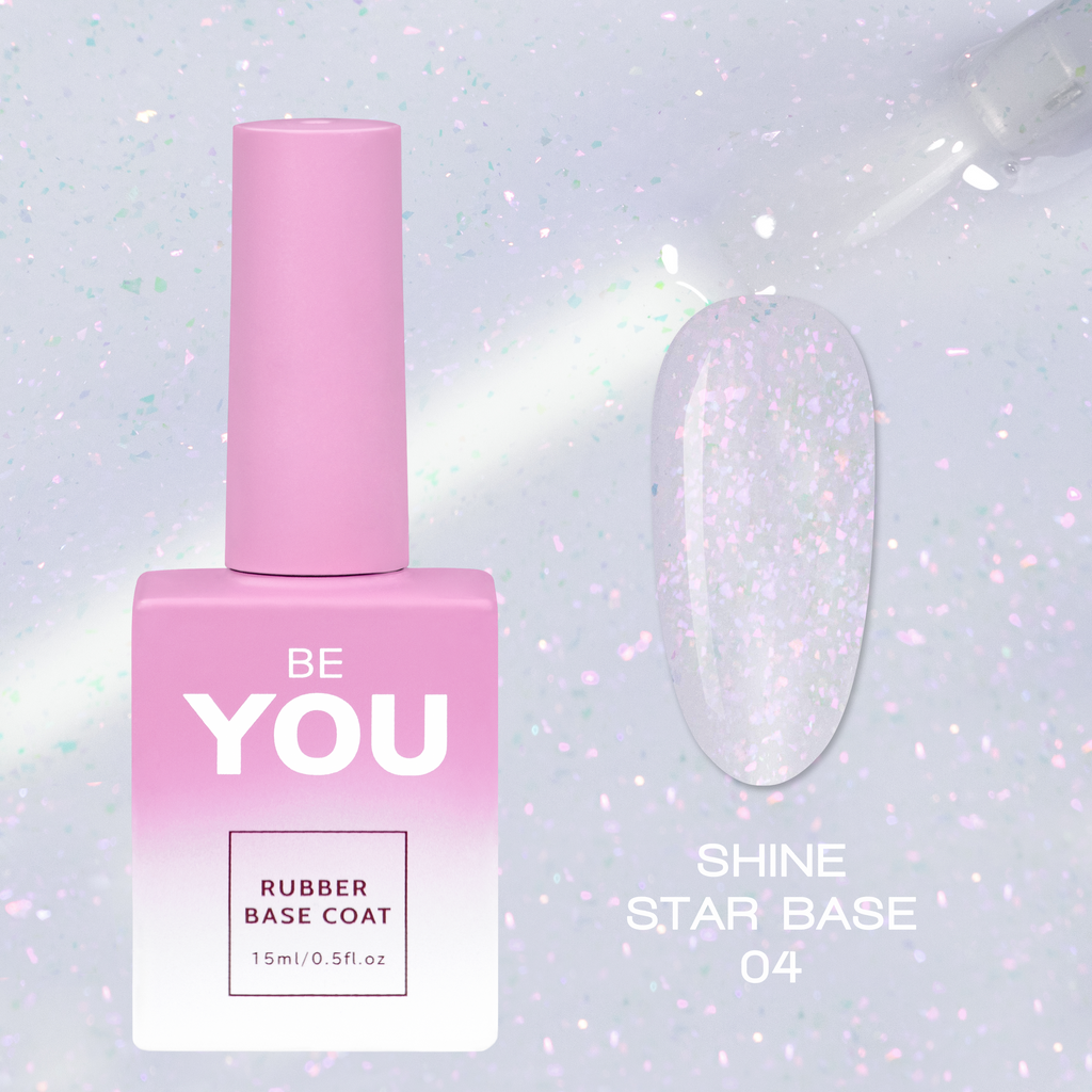 BEYOU Professional Shine Star Base 04 15мл Сяюча База BSSB0415