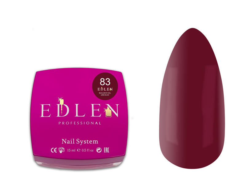 Edlen Builder gel collection "Lviv" Гель для нарощування колекція "Львів" 15 ml
