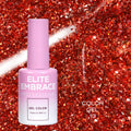 ELITE EMBRACE Professional Color Gel Polish 13 with Glitter 10мл Кольоровий Гель-лак з блискiтками ECGG1310