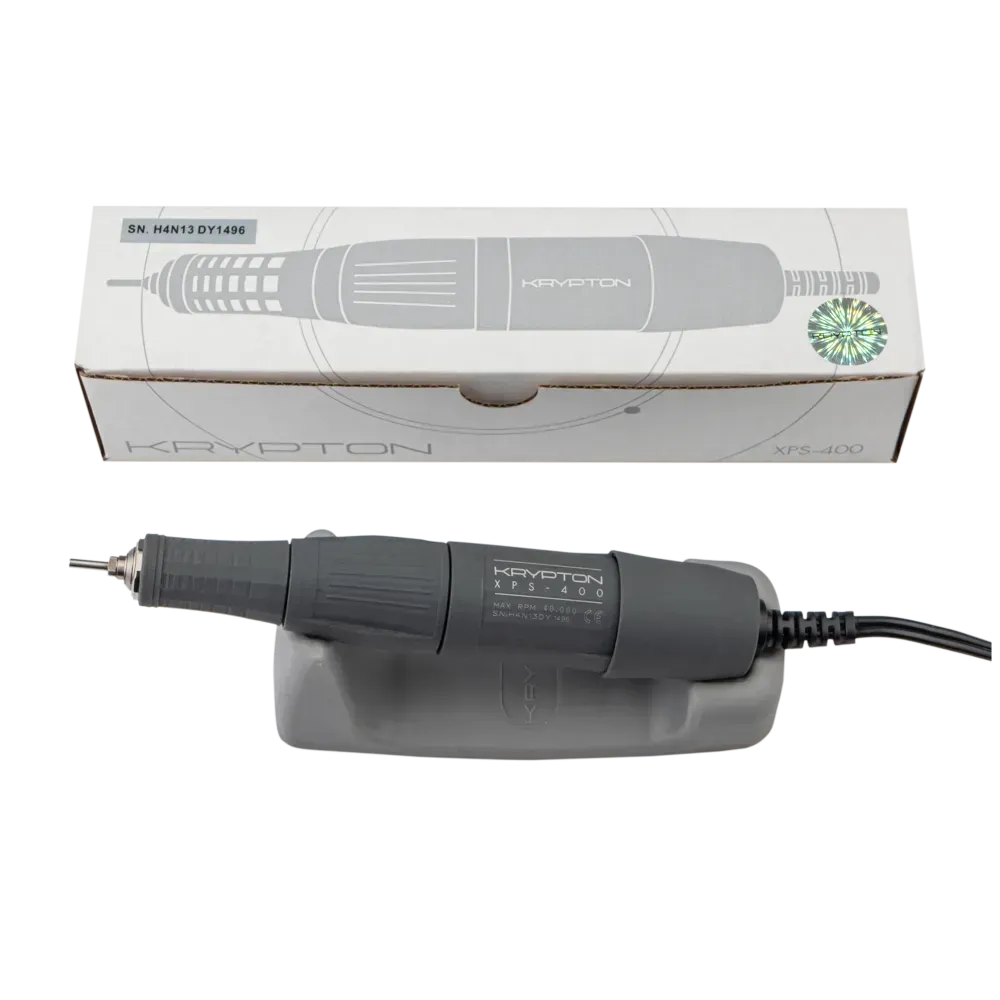 Професійний фрезер для манікюру та педикюру KRYPTON XPS-400 WHITE/GRAY BLD3390127