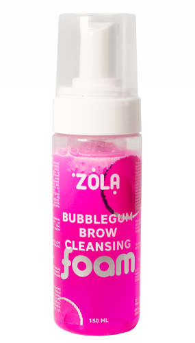 ZOLA ПІНА ДЛЯ БРІВ ОЧИЩАЮЧА РОЖЕВА BUBBLEGUM BROW CLEANSING 150 МЛ 04829