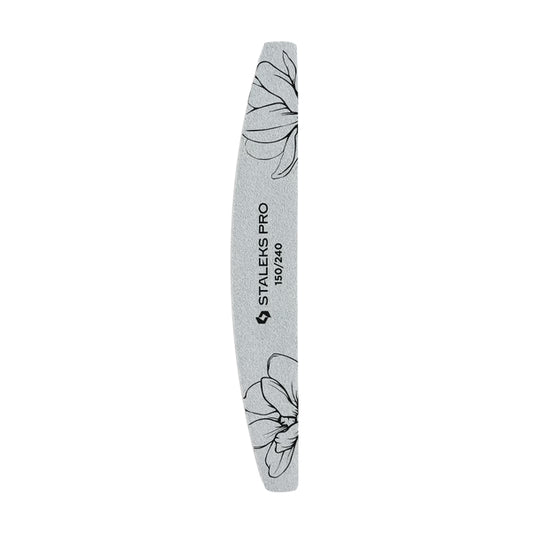 Пилка для нігтів мінеральна STALEKS PRO EXPERT 40 150/240 грит (півмісяць) 25 шт NFE-150-240