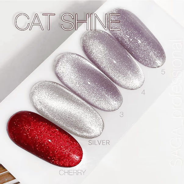 SAGA professional гель лак CAT SHINE, 10 мл