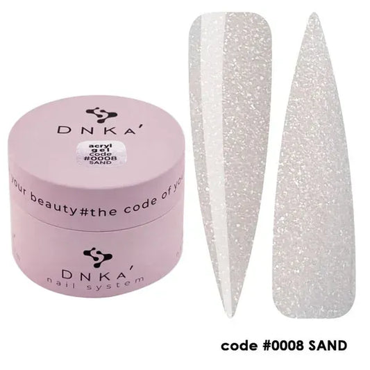 DNKa' Аcryl Gel #0008 Sand 30 мл Гель для нарощування нігтів AGD0008