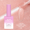 ELITE EMBRACE Professional Liquid Builder Gel Glitter 09 15мл Рiдкий гель для Моделювання нiгтiв з блискітками ELBGG0915