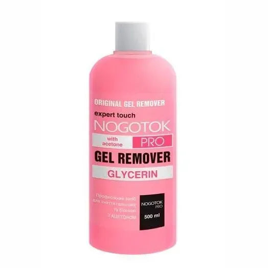 Ремувер для зняття гель-лаку з гліцерином Nogotok Pro Gel Remover 500 мл 004778