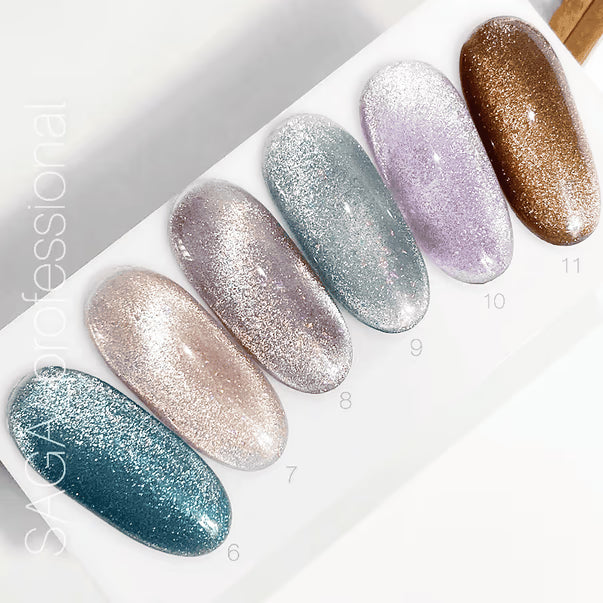 SAGA professional гель лак CAT SHINE, 10 мл